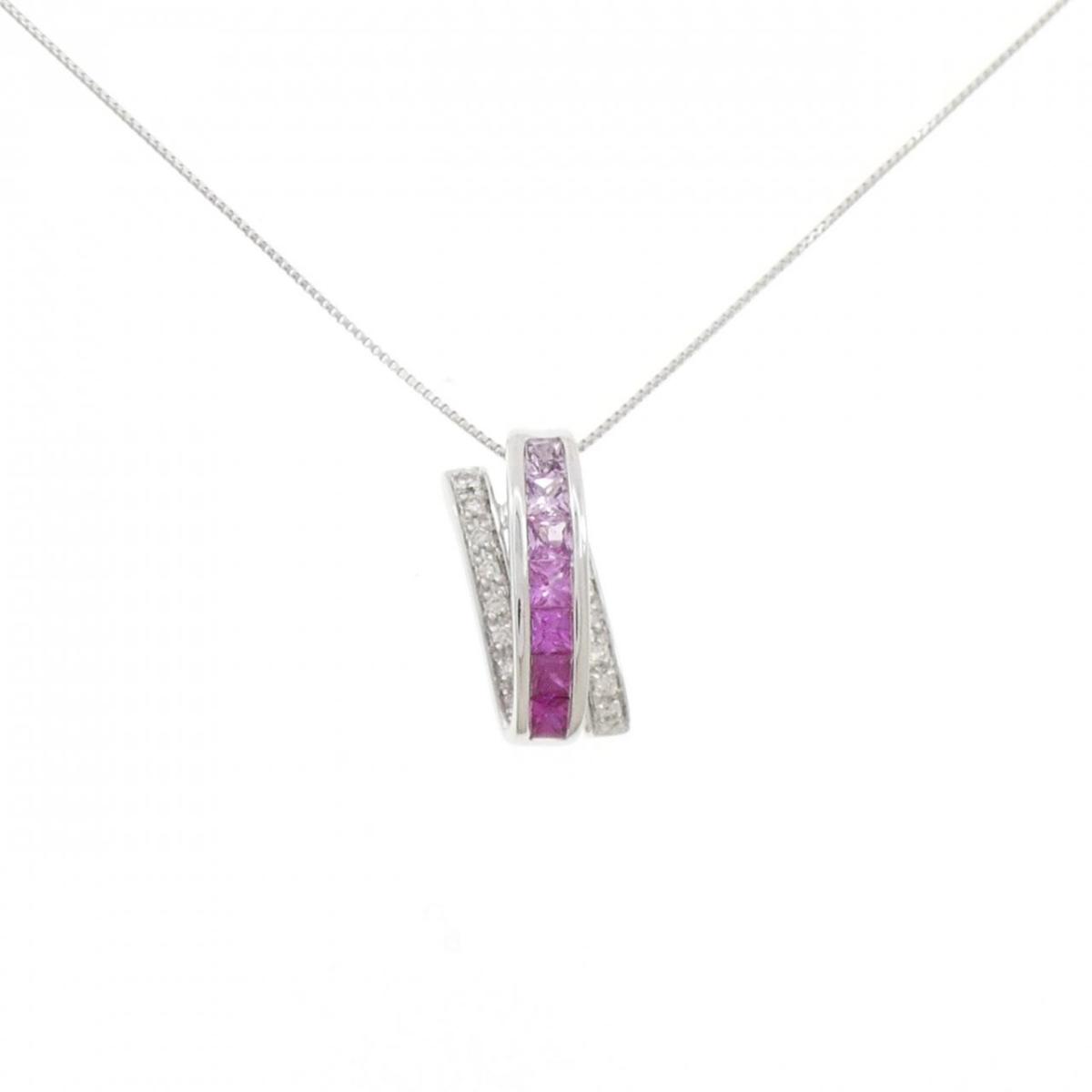 K18WG カラーストーン ネックレス【中古】｜KOMEHYO ONLINESTORE 店