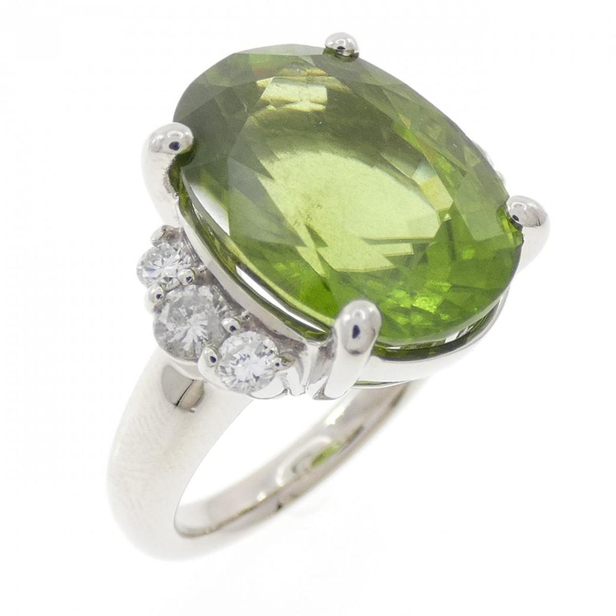 PT900 ペリドット リング 9.26CT【中古】｜KOMEHYO ONLINESTORE 店