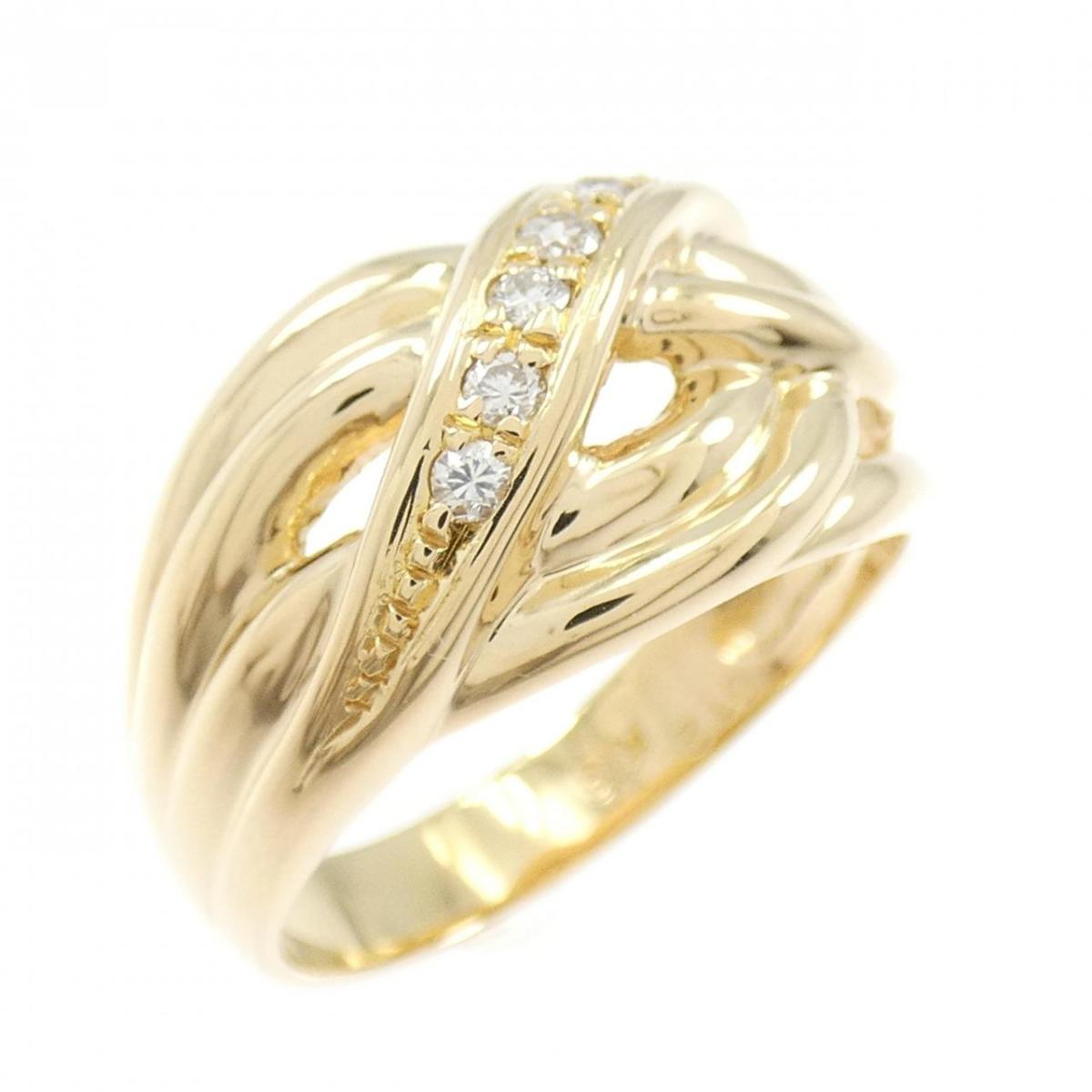 K18YG ダイヤモンド リング 0.12CT【中古】|KOMEHYO ONLINESTORE 店