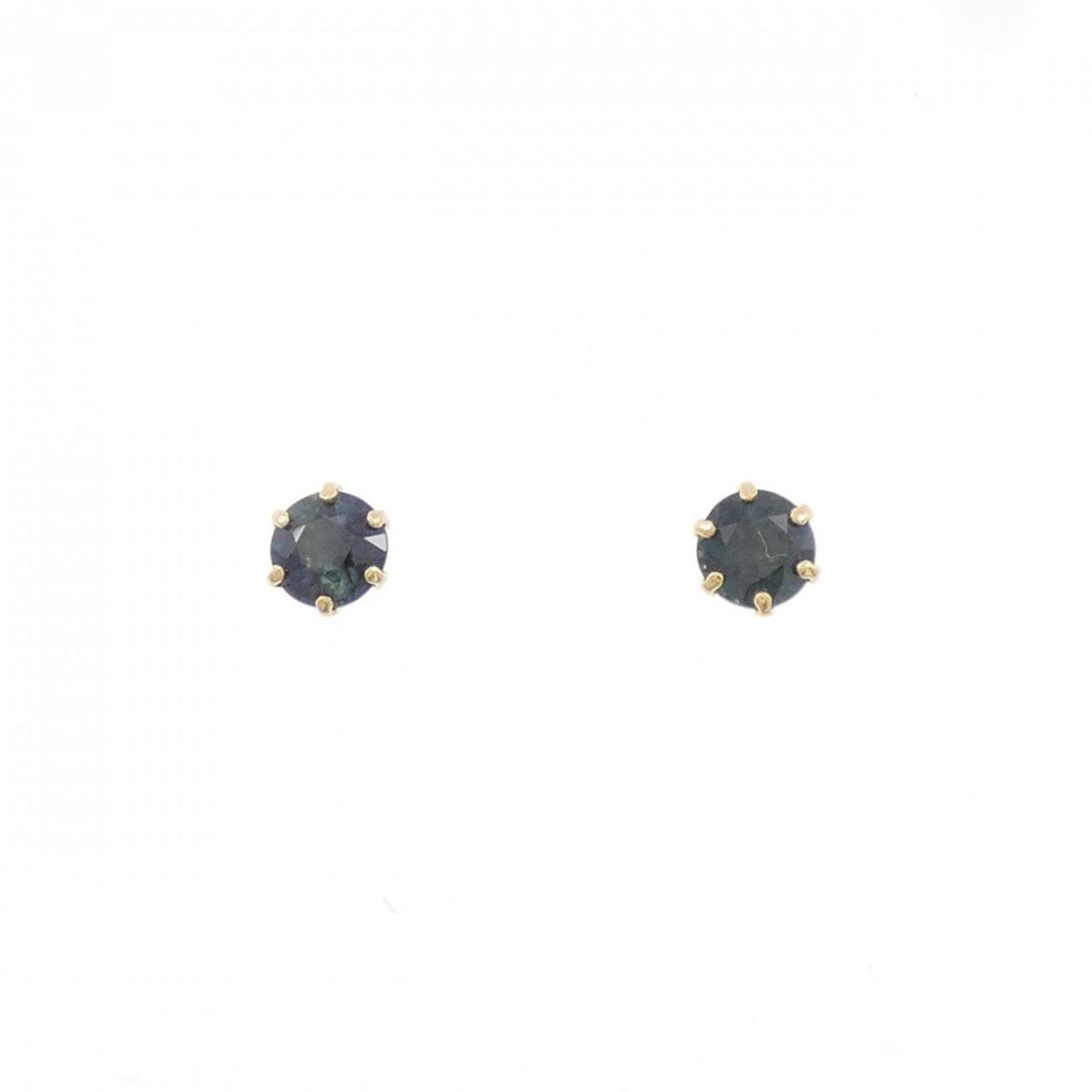 【新品】K18YG サファイヤ ピアス【新品】