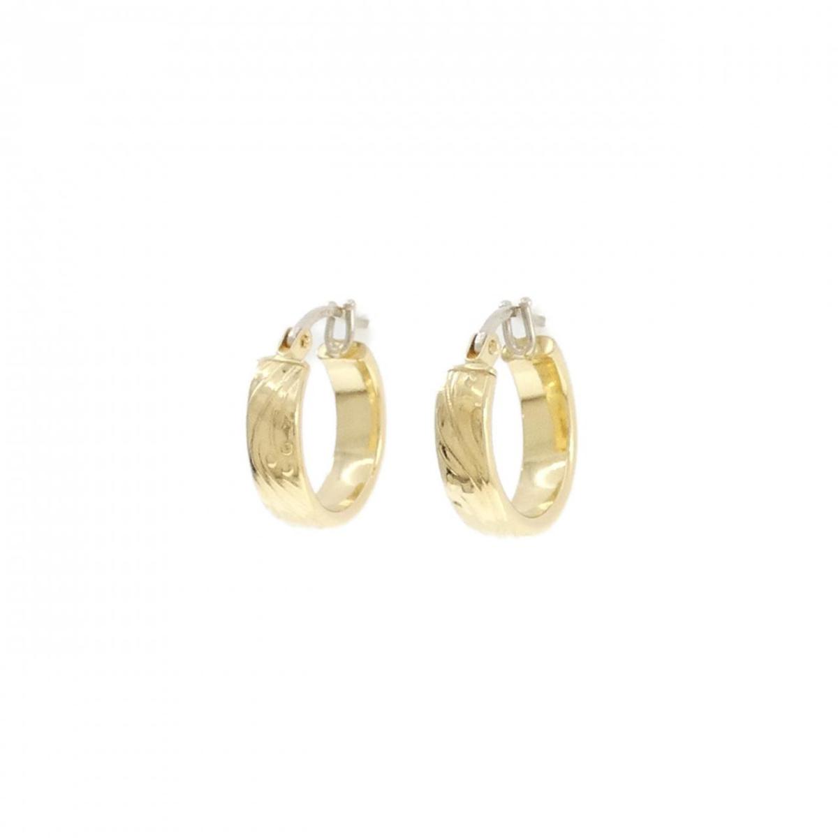 750YG/750WG フープ ピアス【中古】|KOMEHYO ONLINESTORE 店