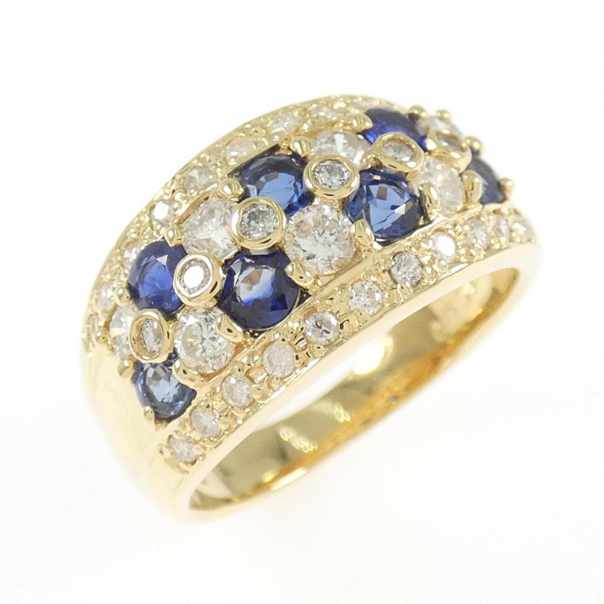 K18YG サファイヤ リング 0.93CT【中古】｜KOMEHYO ONLINESTORE 店