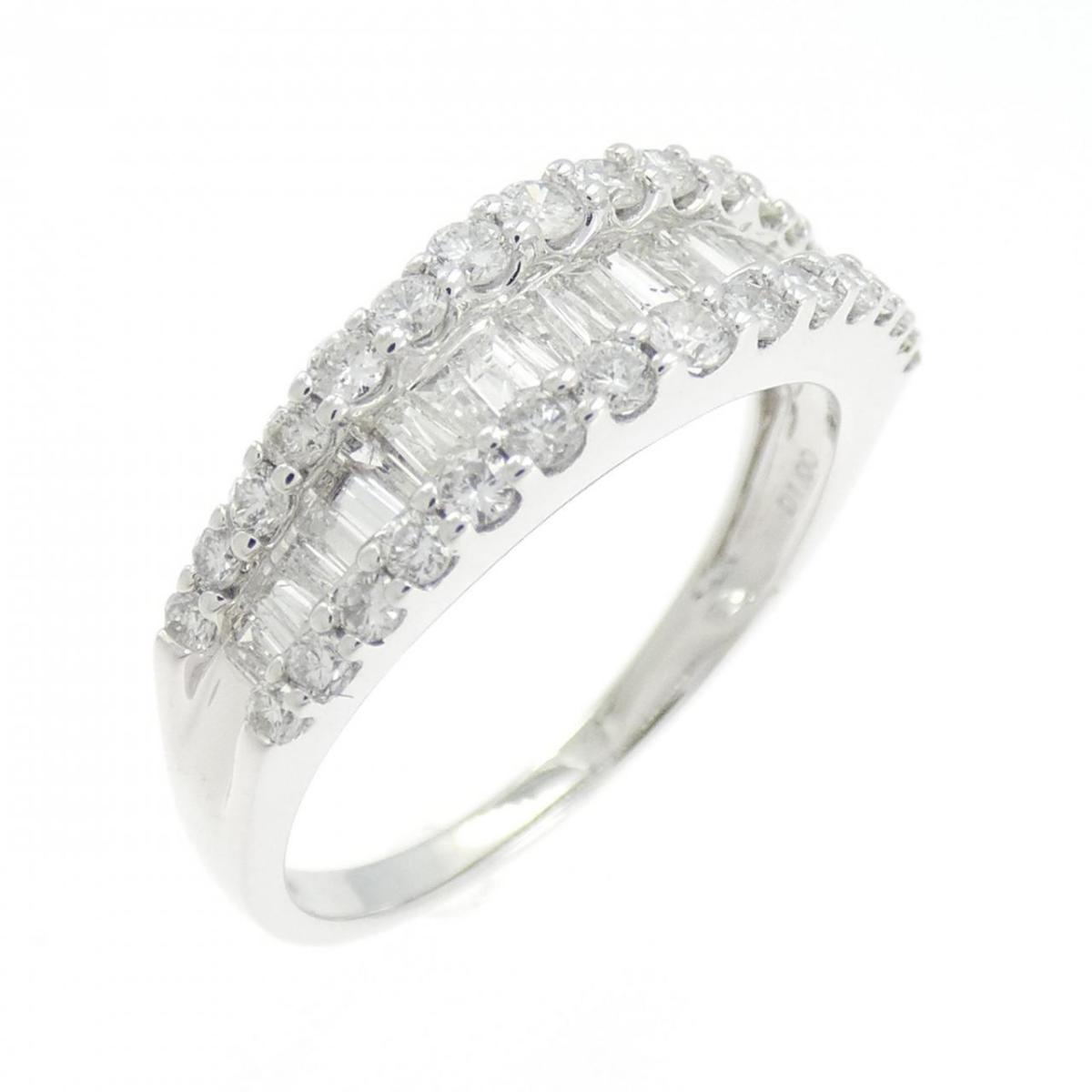 K18WG ダイヤモンド リング 1.00CT【中古】