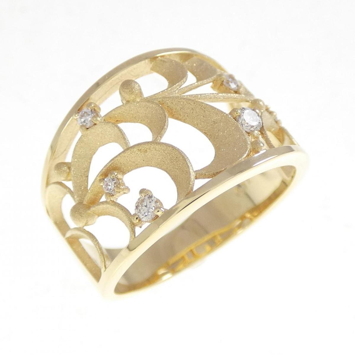 K18YG ダイヤモンド リング 0.12CT【中古】 100,300円