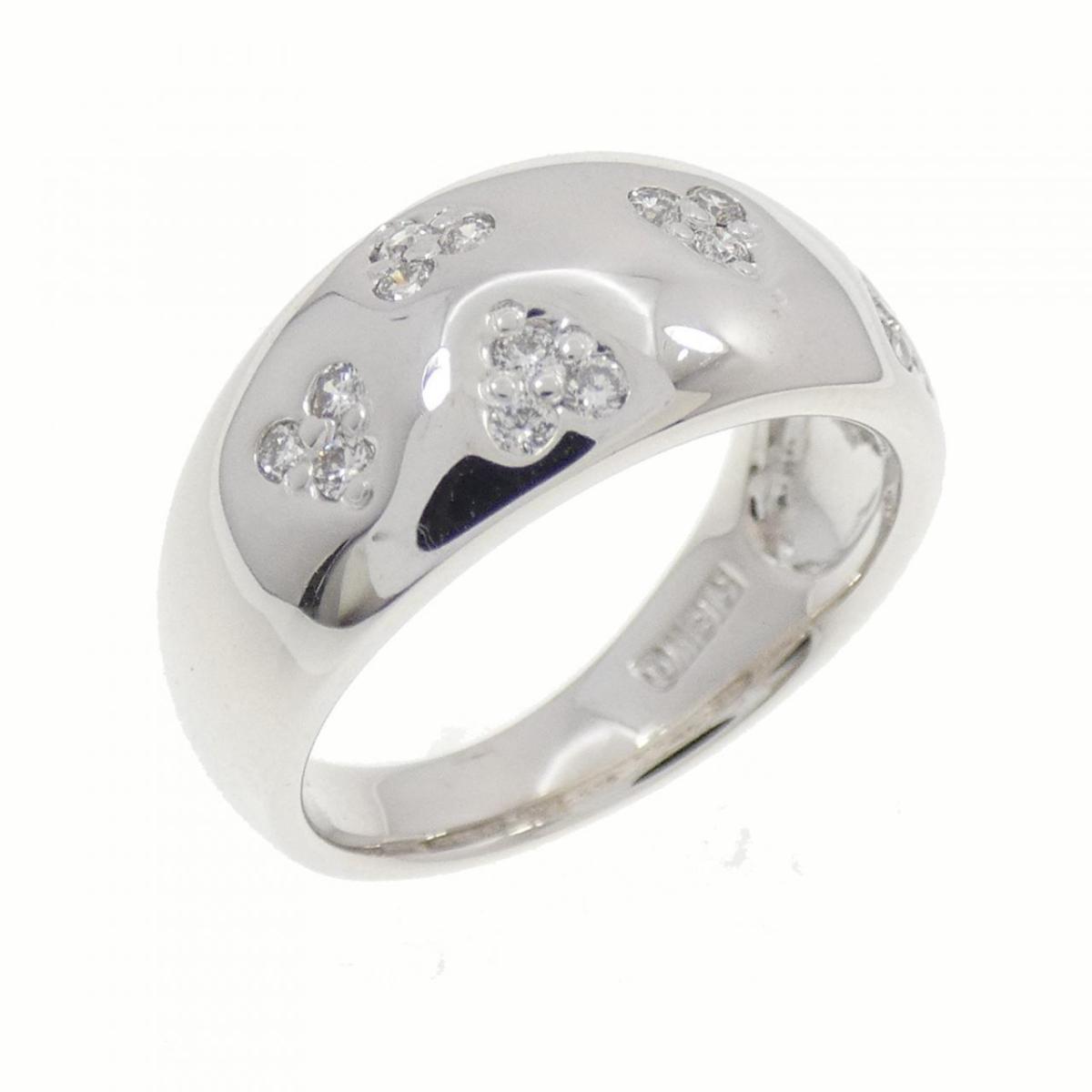 ポンテヴェキオ ハート ダイヤモンド リング 0.21CT【中古】