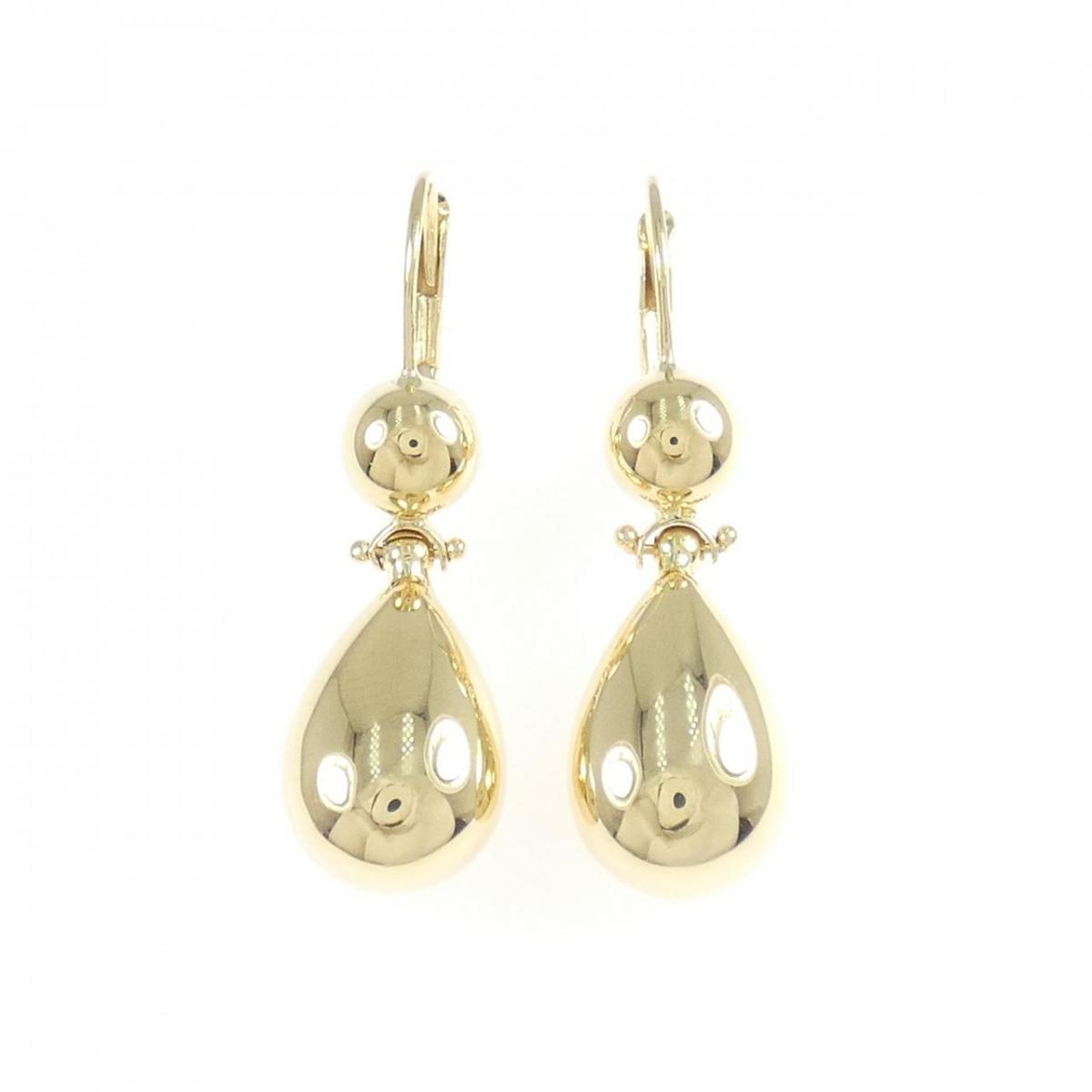 K18YG ピアス【中古】