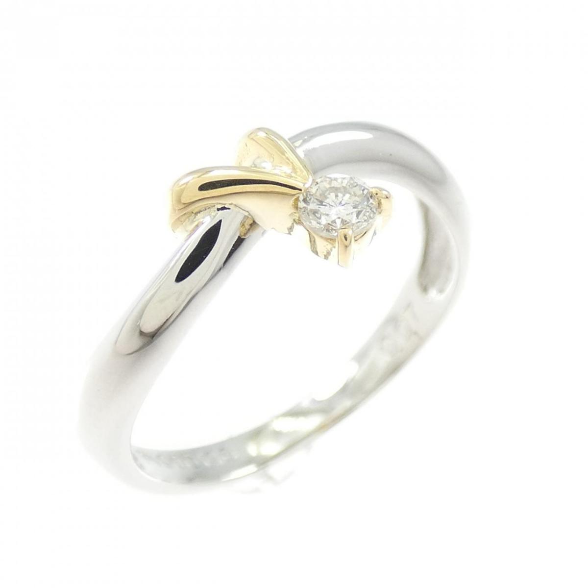 PT900/K18YG ダイヤモンド リング 0.07CT【中古】|KOMEHYO ONLINESTORE 店