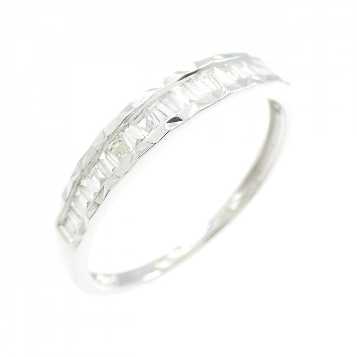 K18WG ダイヤモンド リング 0.20CT【中古】