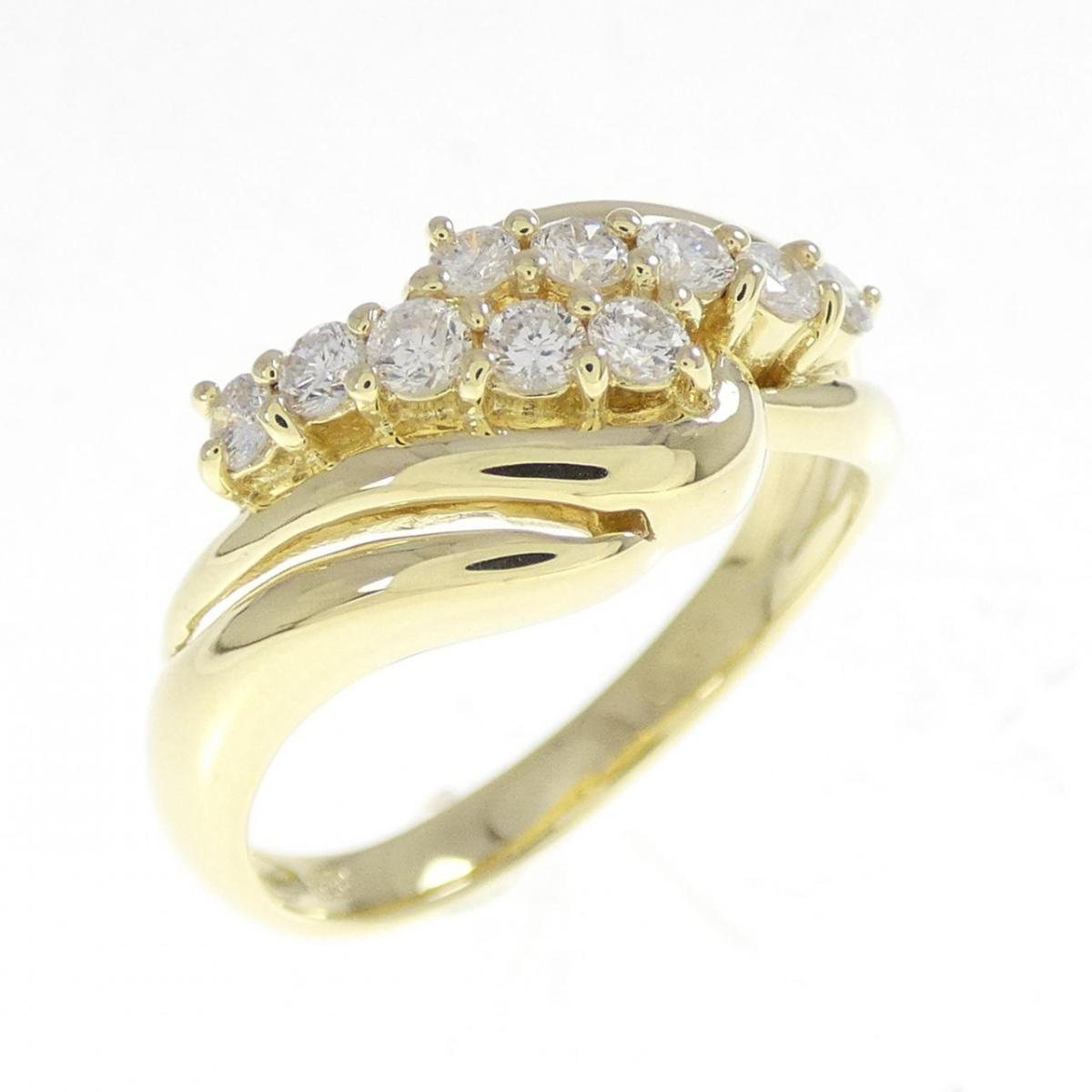 K18YG ダイヤモンド リング 0.33CT【中古】