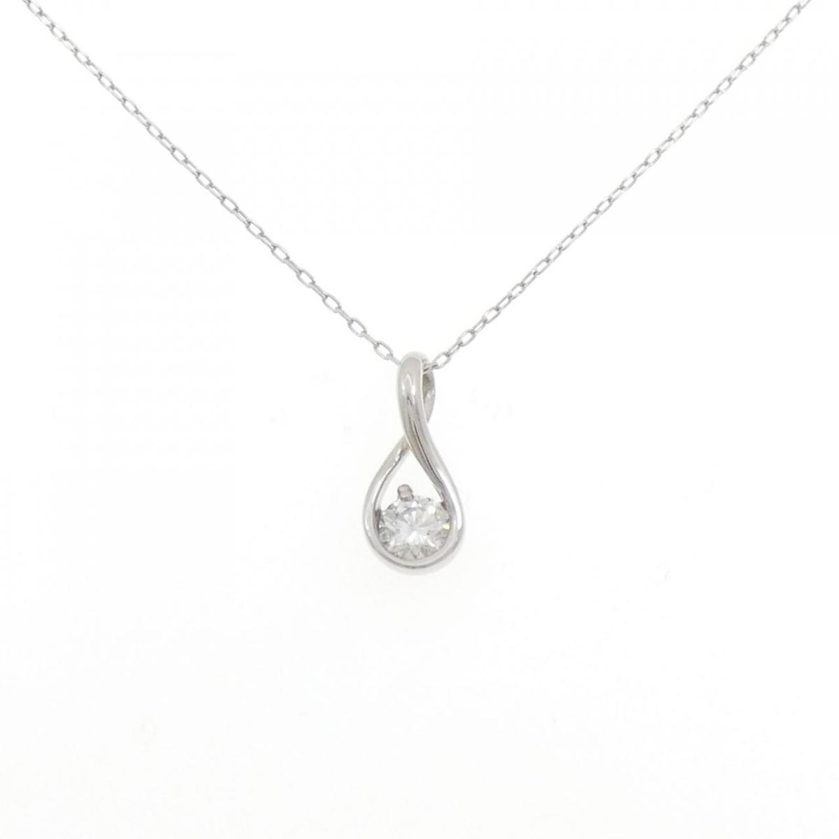 PT900/PT850 ダイヤモンド ネックレス 0.508CT【中古】