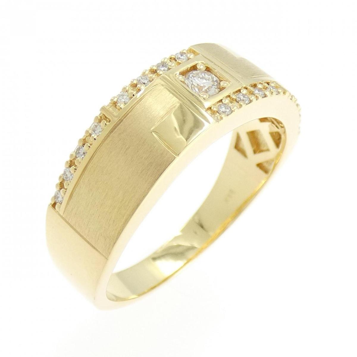 【新品】K18YG ダイヤモンド リング 0.19CT【新品】