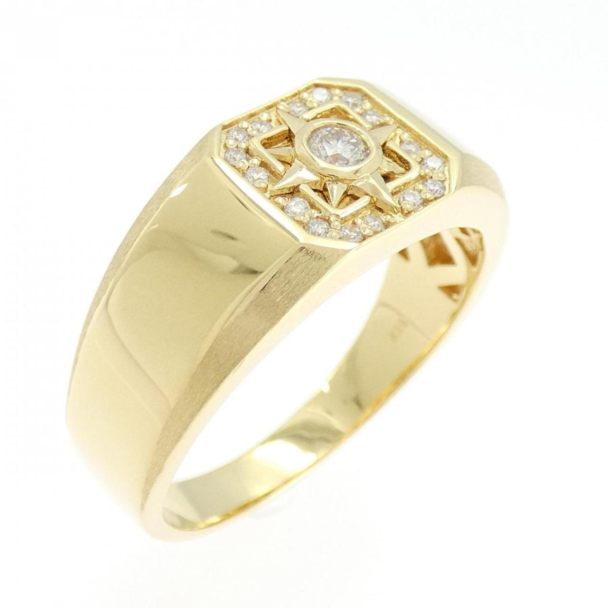 【新品】K18YG ダイヤモンド リング 0.19CT【新品】
