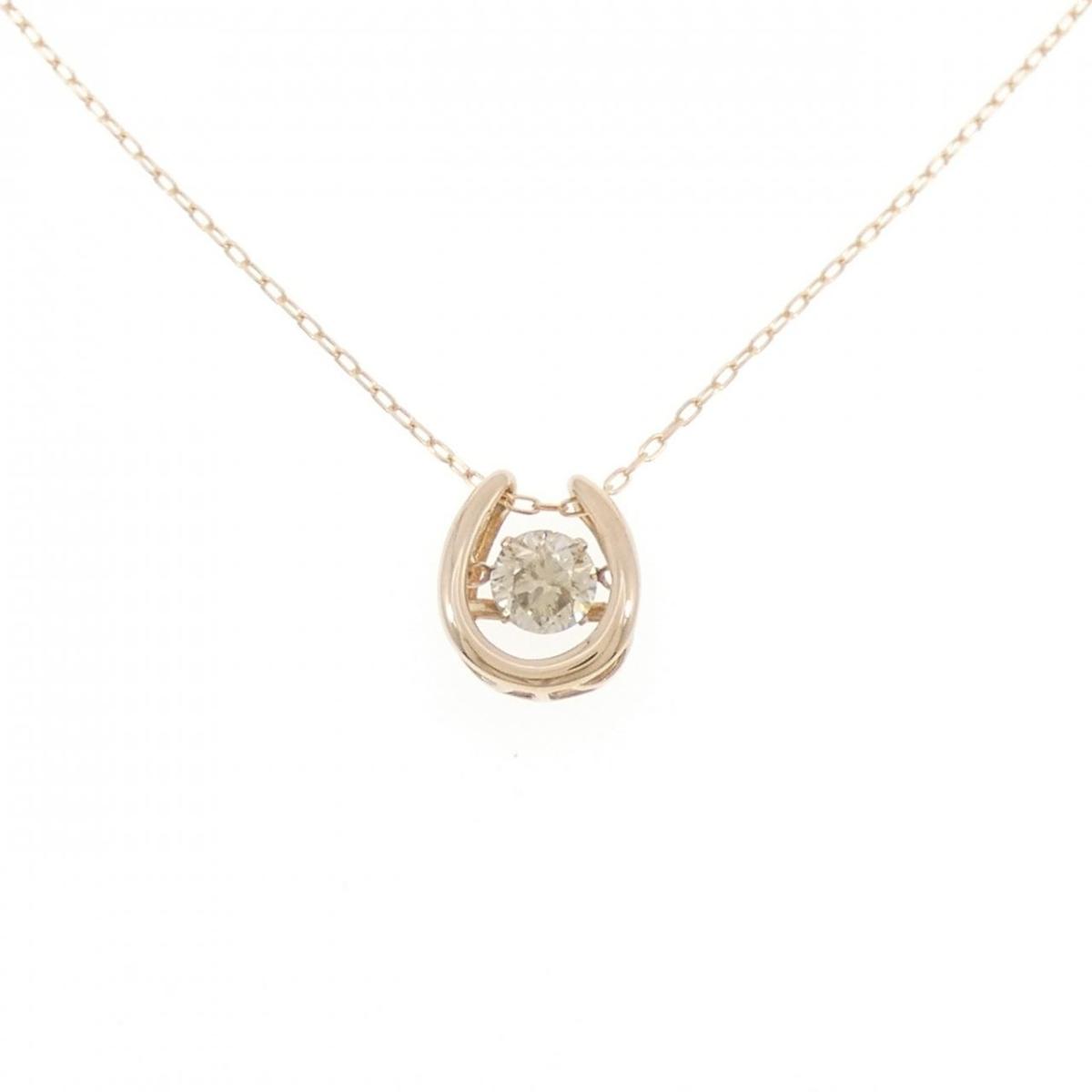 K18PG ダイヤモンド ネックレス 0.600CT【中古】