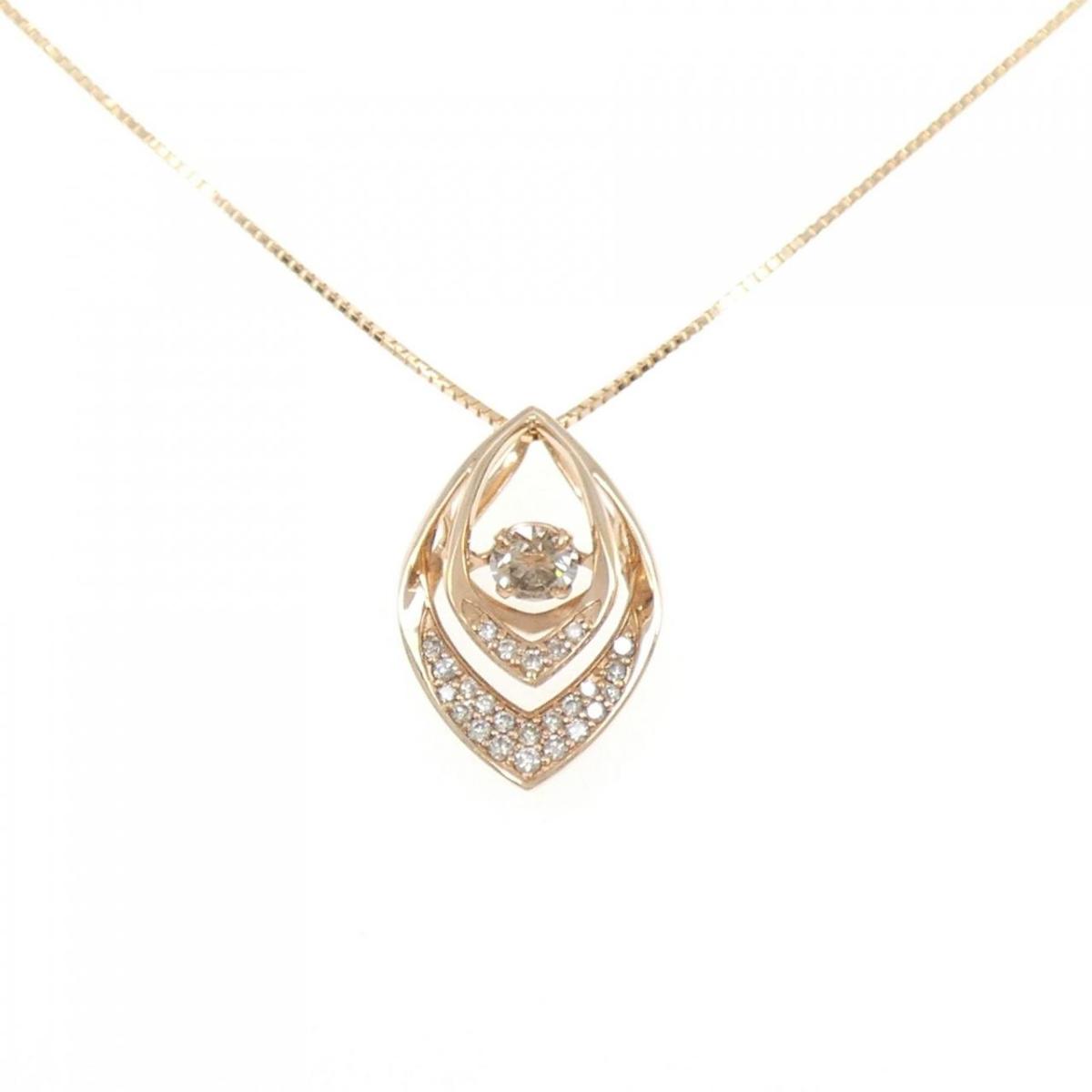 K18PG ダイヤモンド ネックレス 0.25CT【中古】｜KOMEHYO ONLINESTORE 店