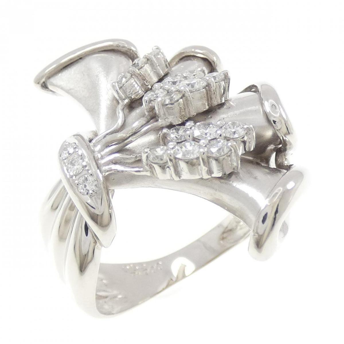 PT900 ダイヤモンド リング 0.65CT【中古】