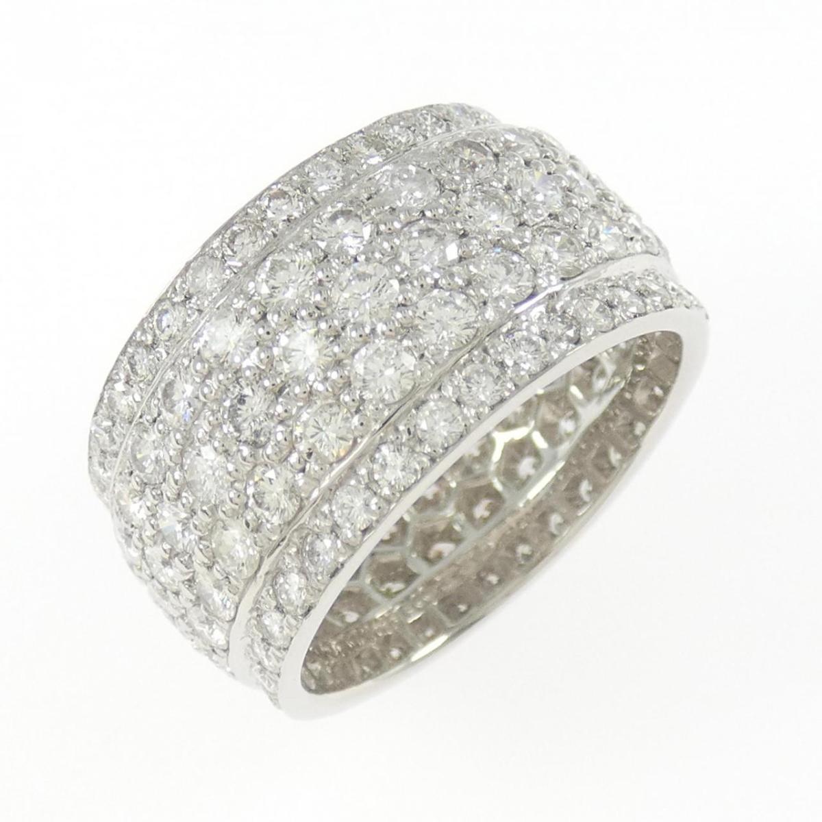 PT900 パヴェ ダイヤモンド リング 3.50CT【中古】
