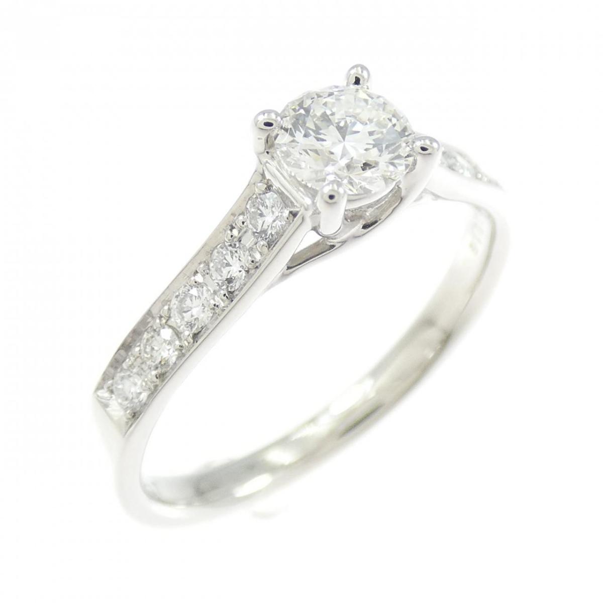 PT900 ダイヤモンド リング 0.307CT F VVS2 3EXT H&C【中古】