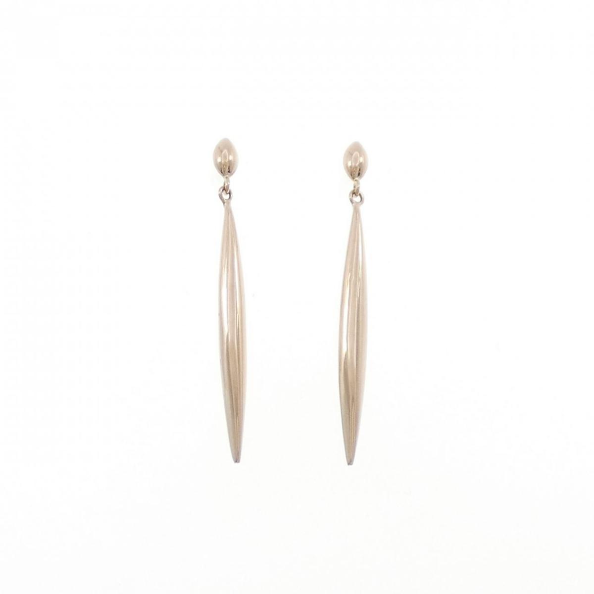 K18PG ピアス【中古】