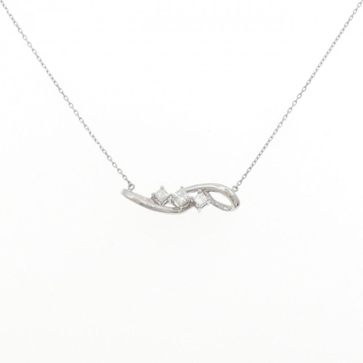 PT950/PT850 ダイヤモンド ネックレス 0.11CT【中古】｜KOMEHYO ONLINESTORE 店