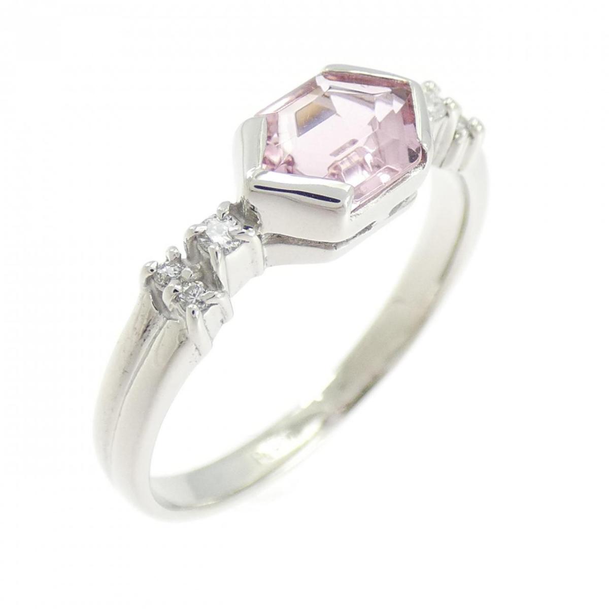 PT900 トルマリン リング 0.5CT【中古】