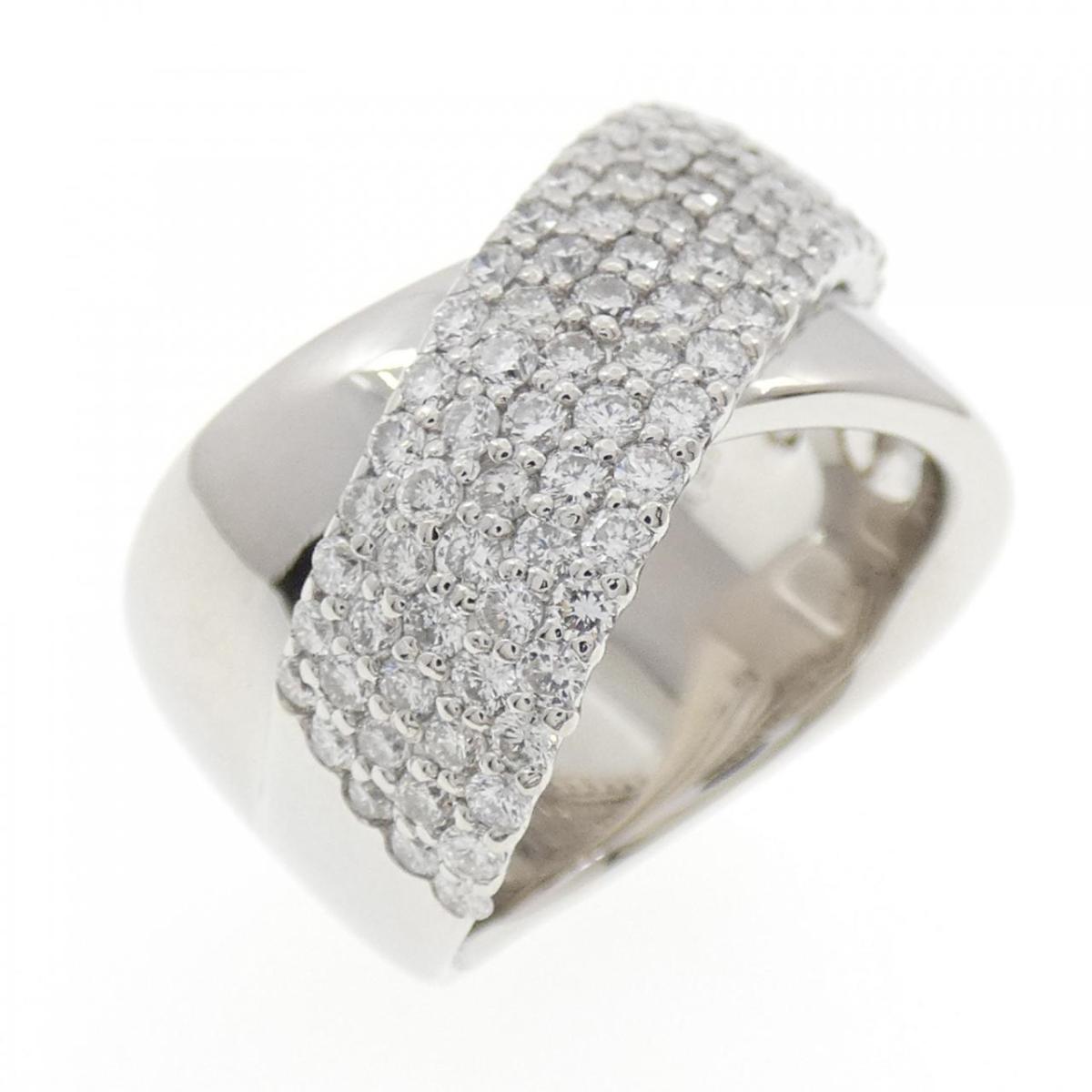 PT900 パヴェ ダイヤモンド リング 1.50CT【中古】