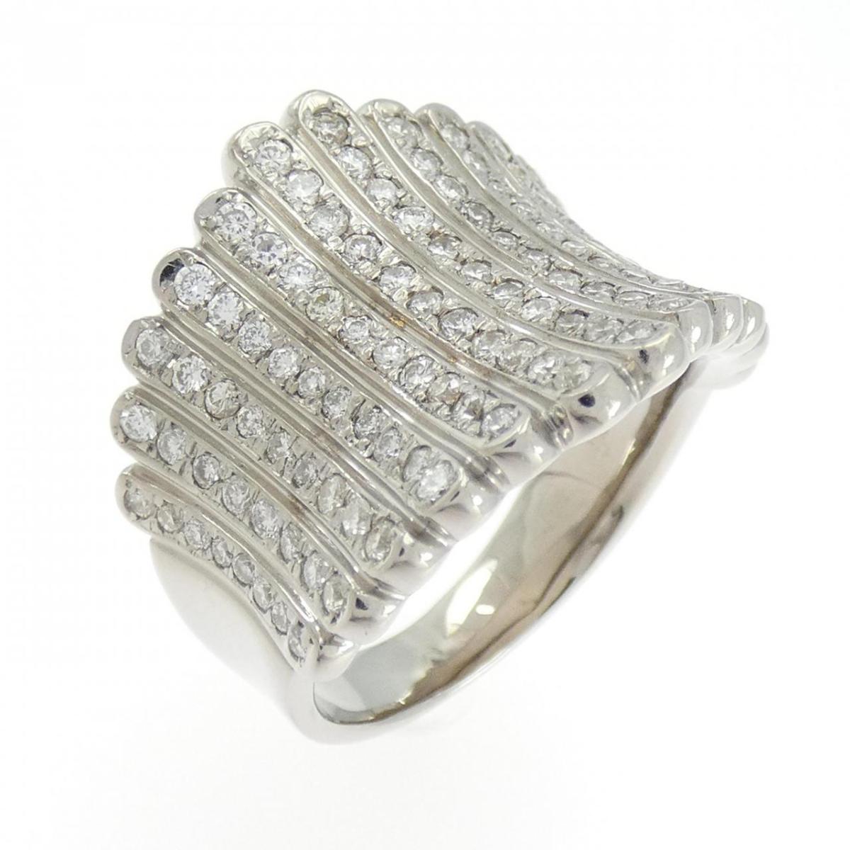 K18WG ダイヤモンド リング 1.00CT【中古】