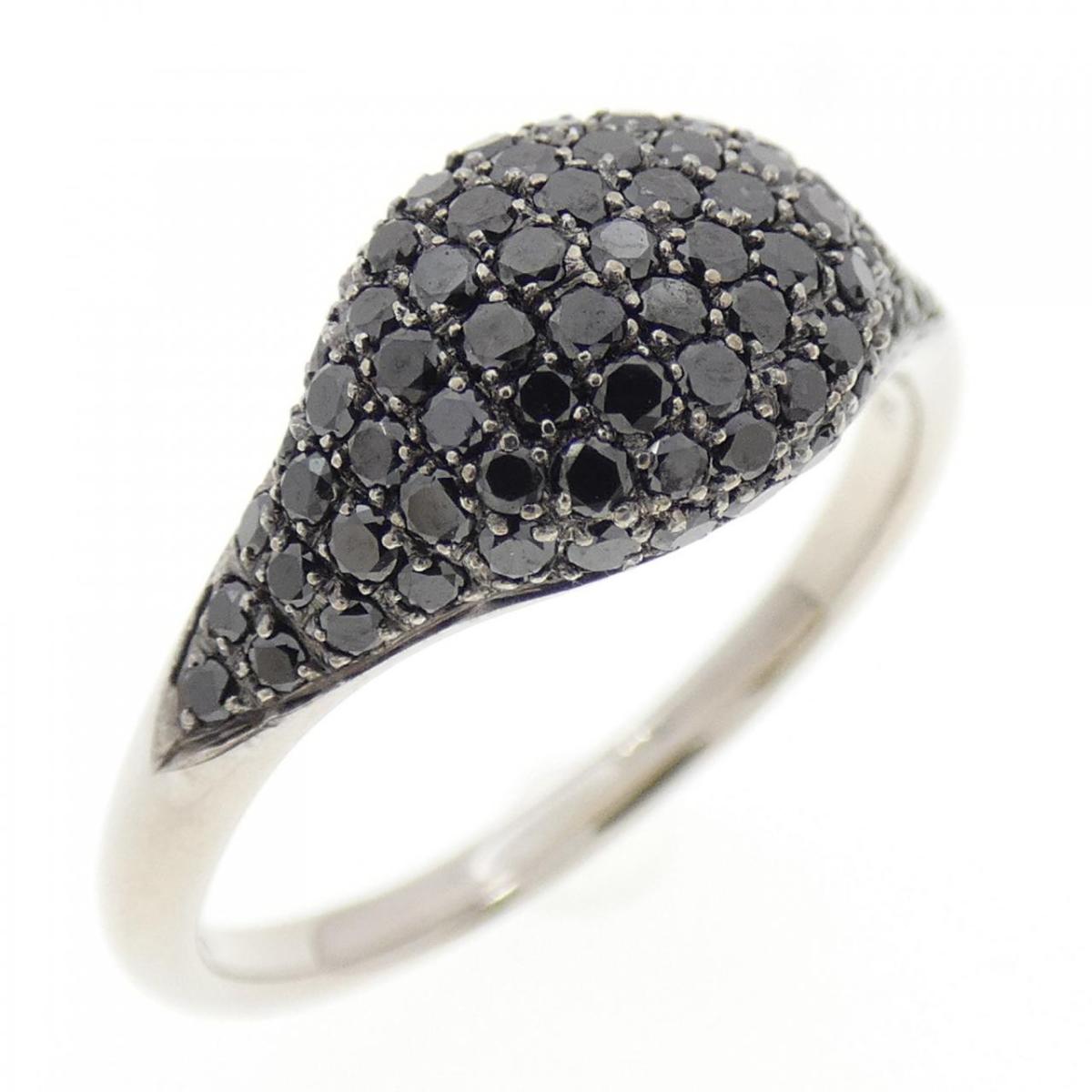 750WG ダイヤモンド リング 0.62CT【中古】