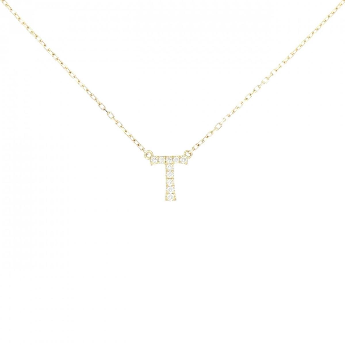 アーカー イニシャル ネックレス 0.04CT【中古】