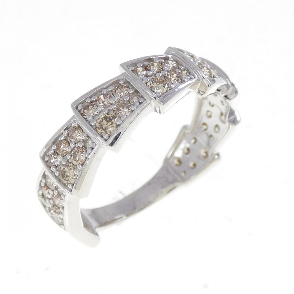 K18WG ダイヤモンド リング 0.72CT【中古】