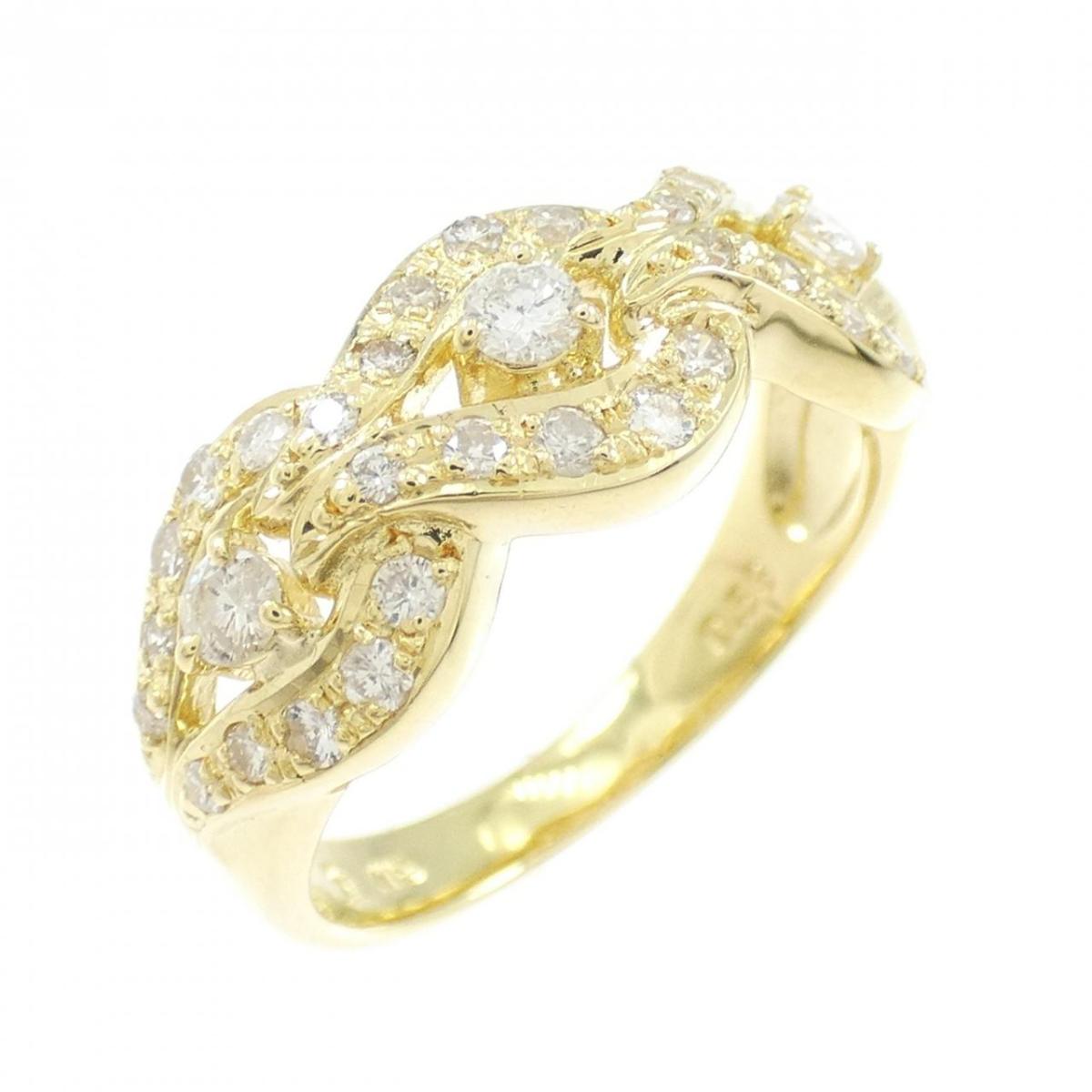 K18YG ダイヤモンド リング 0.53CT【中古】