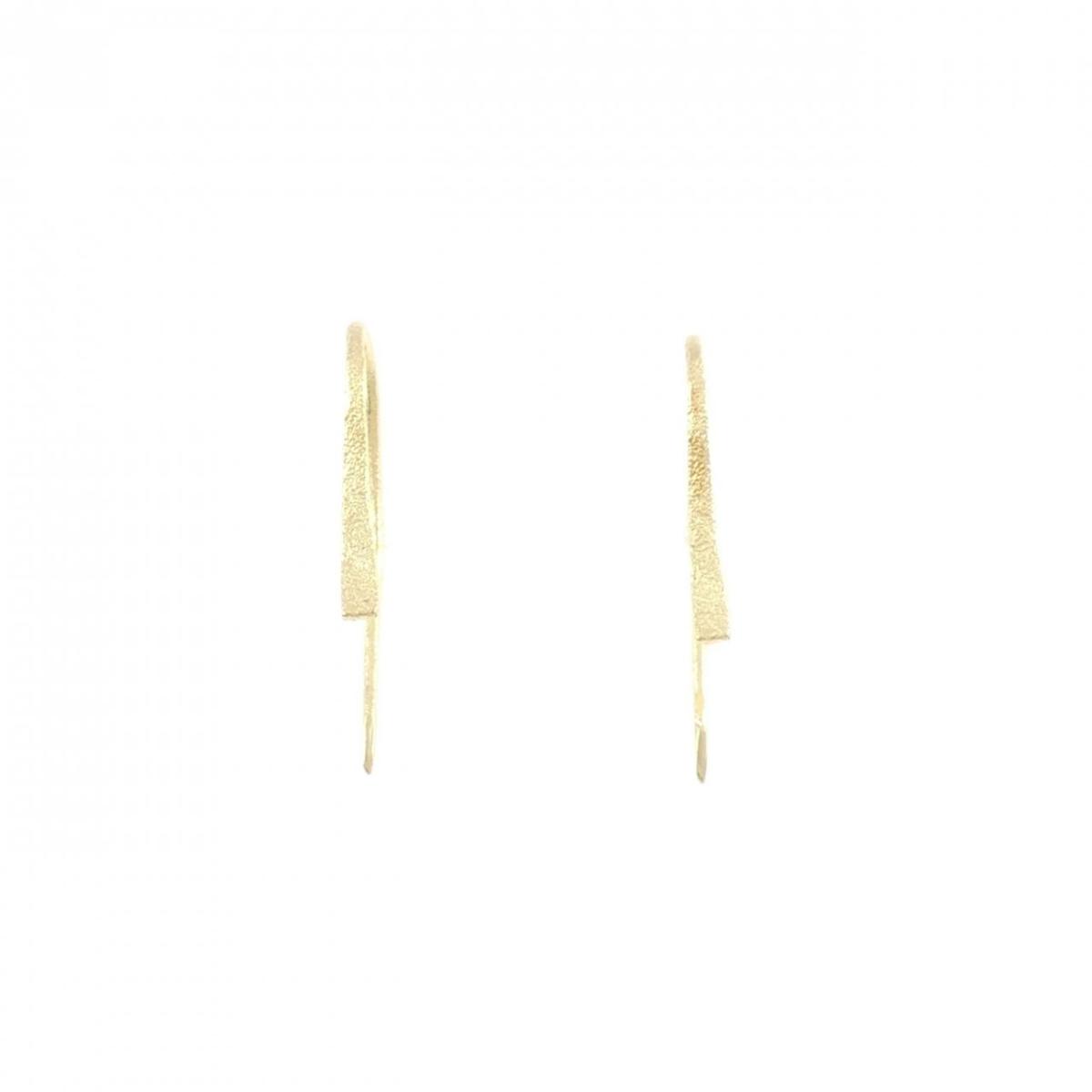 K18YG ピアス【中古】