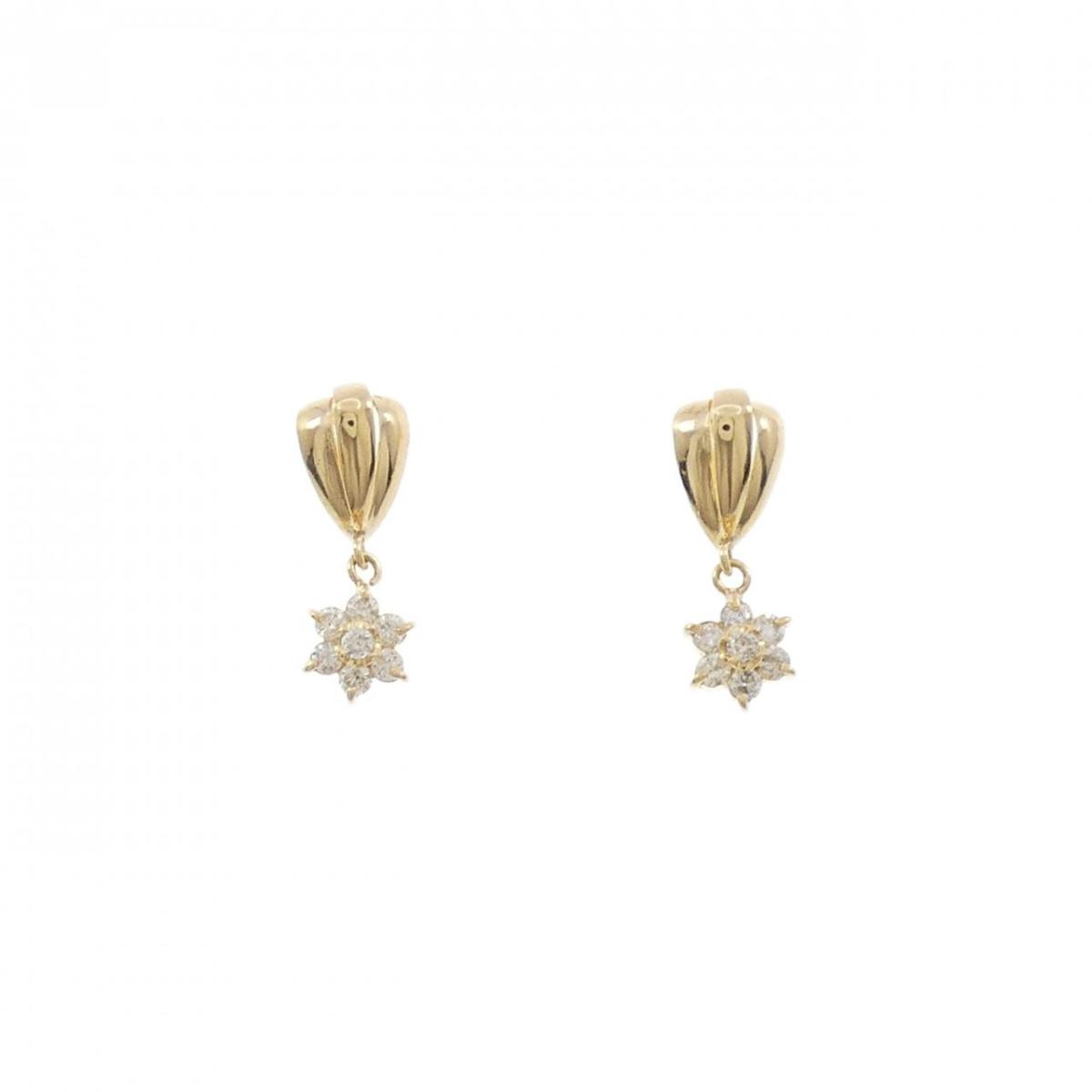 K18YG ダイヤモンド ピアス 0.26CT【中古】｜KOMEHYO ONLINESTORE 店 28,470円