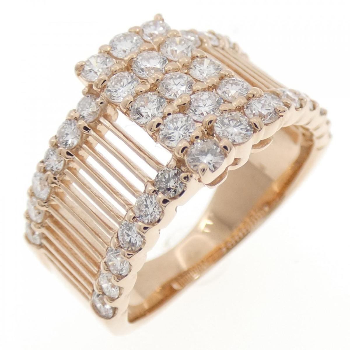 K18PG ダイヤモンド リング 1.00CT【中古】 140,300円