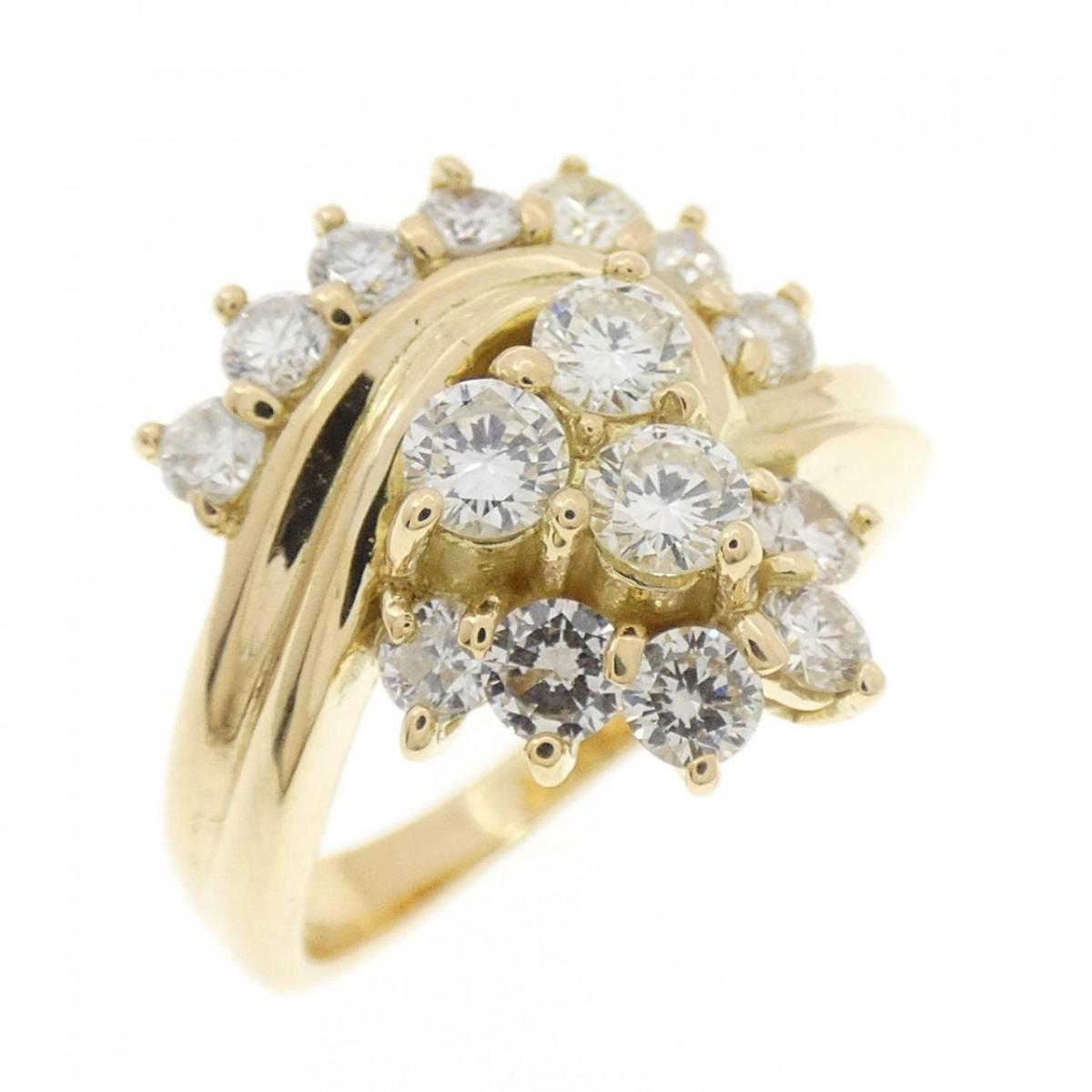 K18YG ダイヤモンド リング 1.02CT【中古】