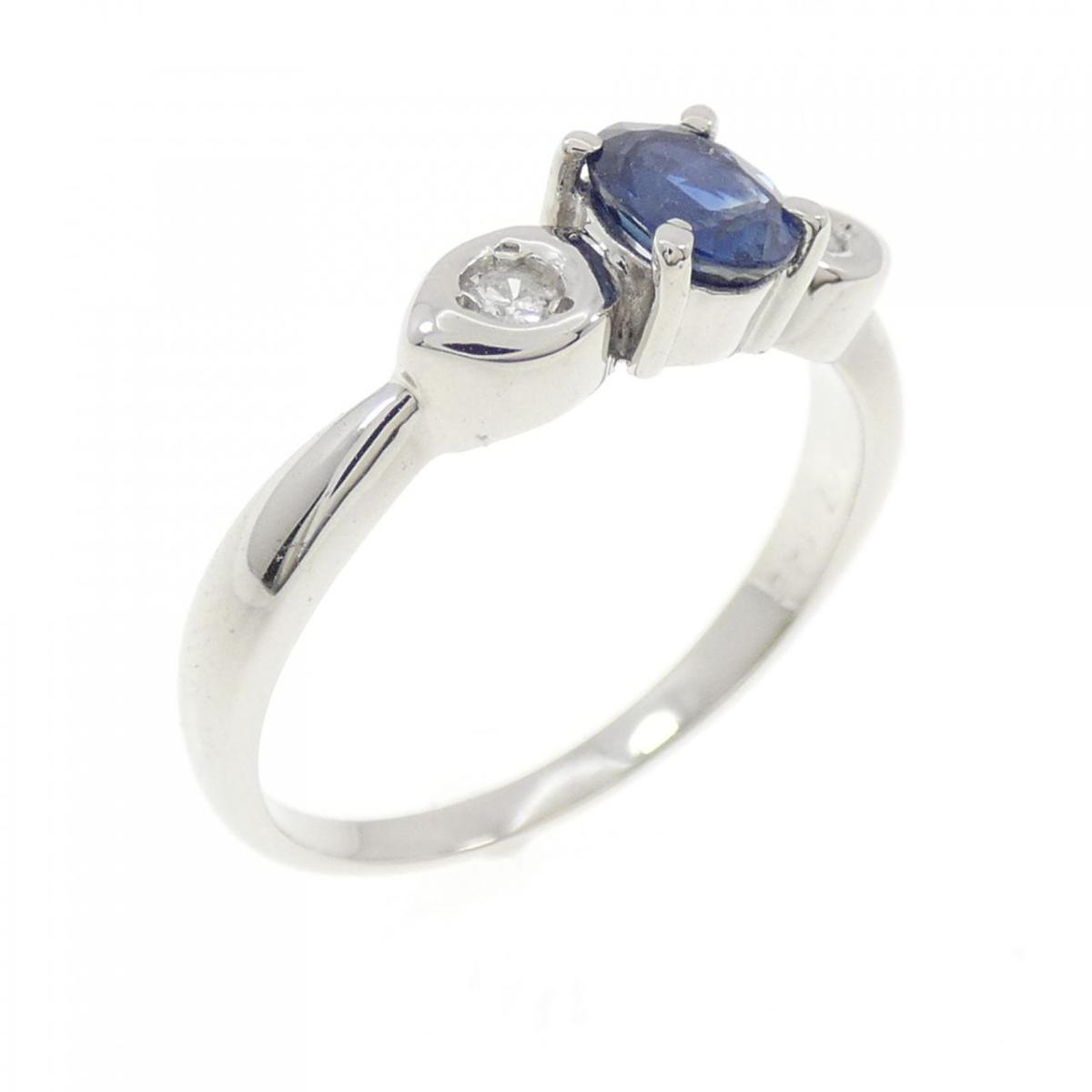 PT900 サファイヤ リング 0.46CT【中古】