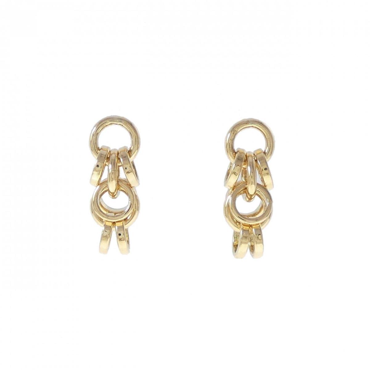 K18YG ピアス【中古】