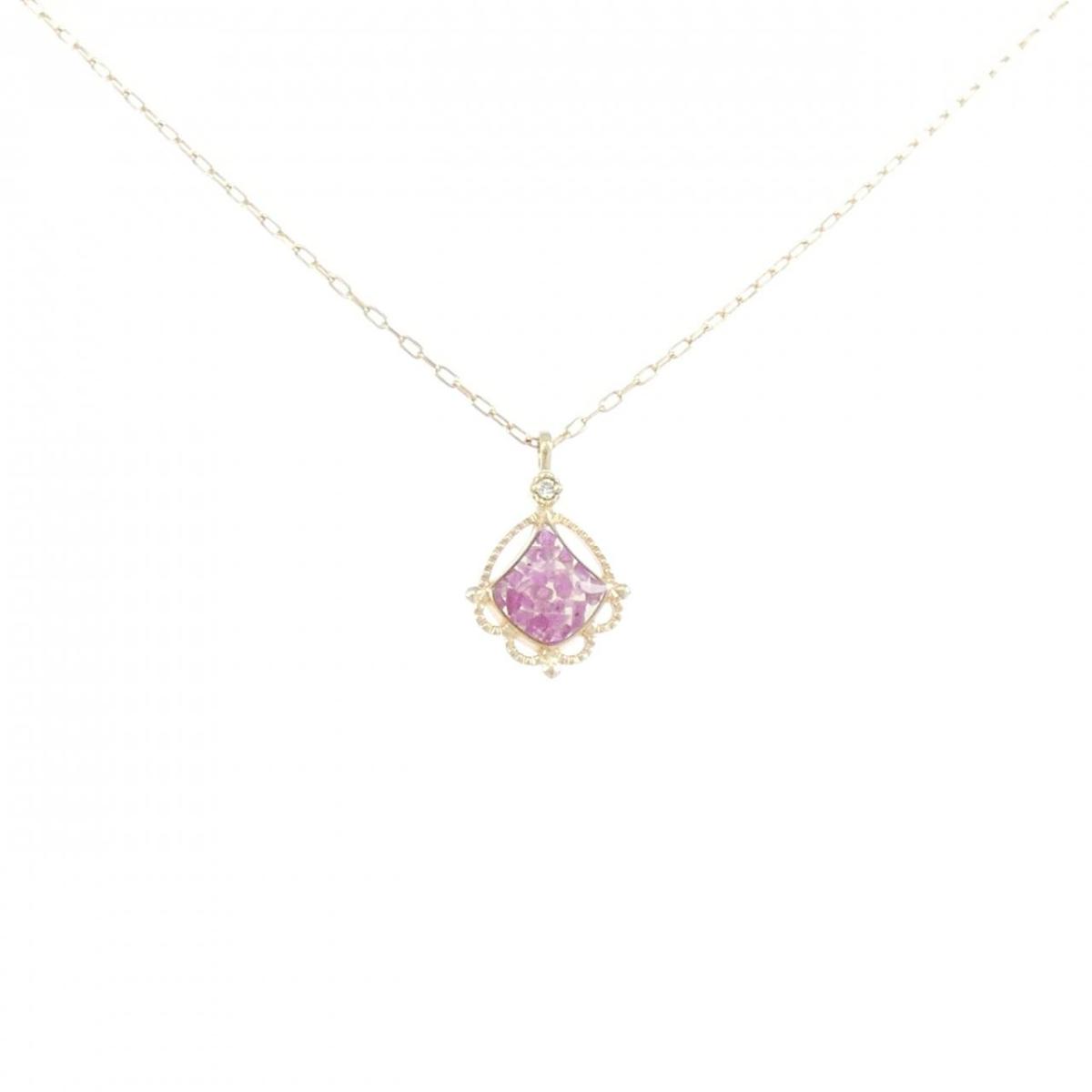 アガット カラーストーン ネックレス【中古】