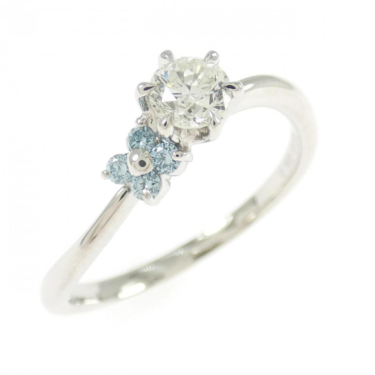 PT950 フラワー ダイヤモンド リング 0.302CT J SI2 Good【中古】｜KOMEHYO ONLINESTORE 店