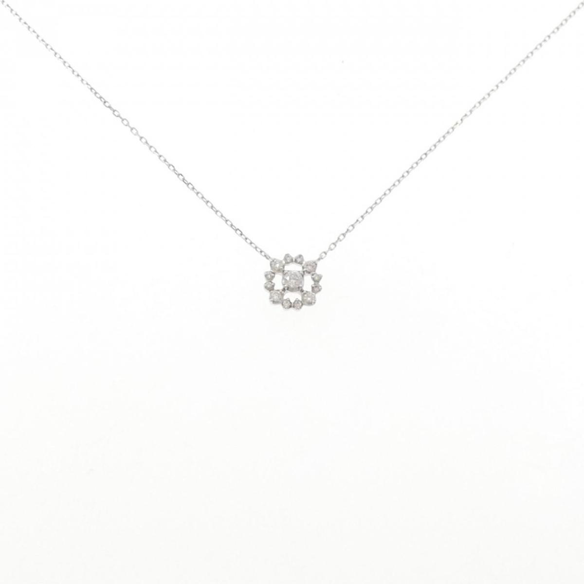 4゜C ダイヤモンド ネックレス【中古】