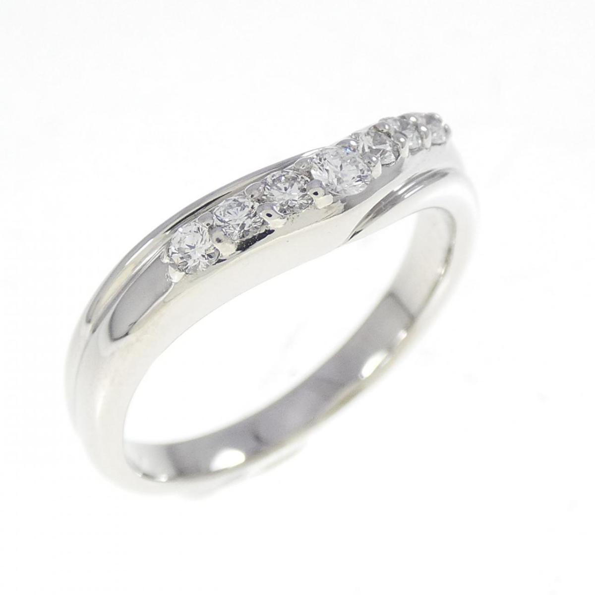 PT950 ダイヤモンド リング 0.16CT【中古】