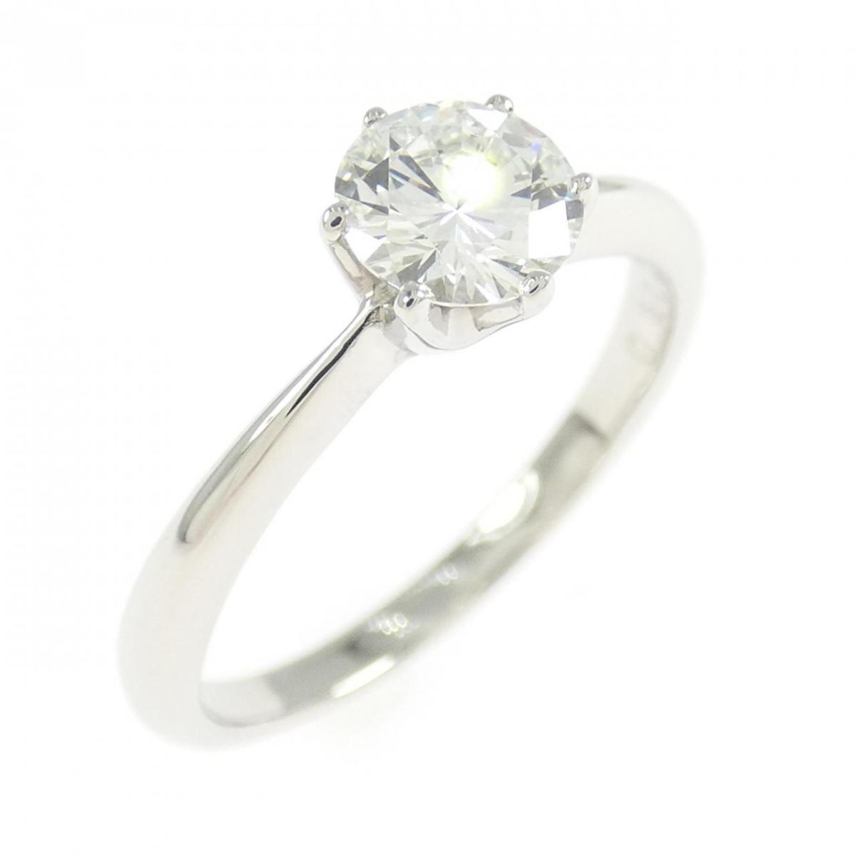 PT950 ダイヤモンド リング 0.502CT H VS1 VG【中古】 105,300円
