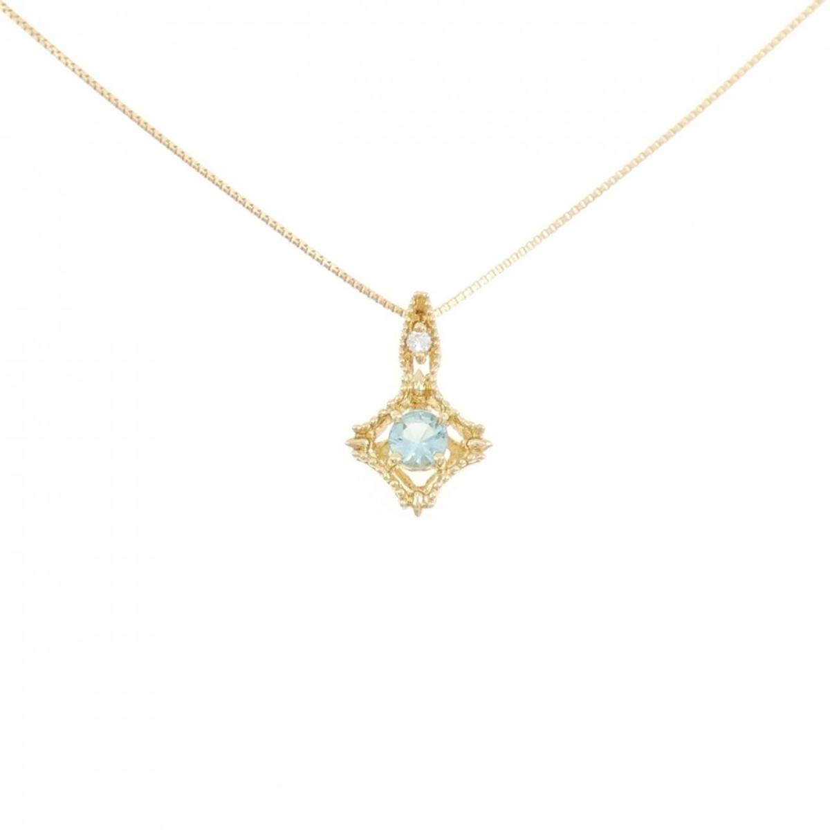 K18YG トルマリン ネックレス 0.14CT【中古】 45,360円