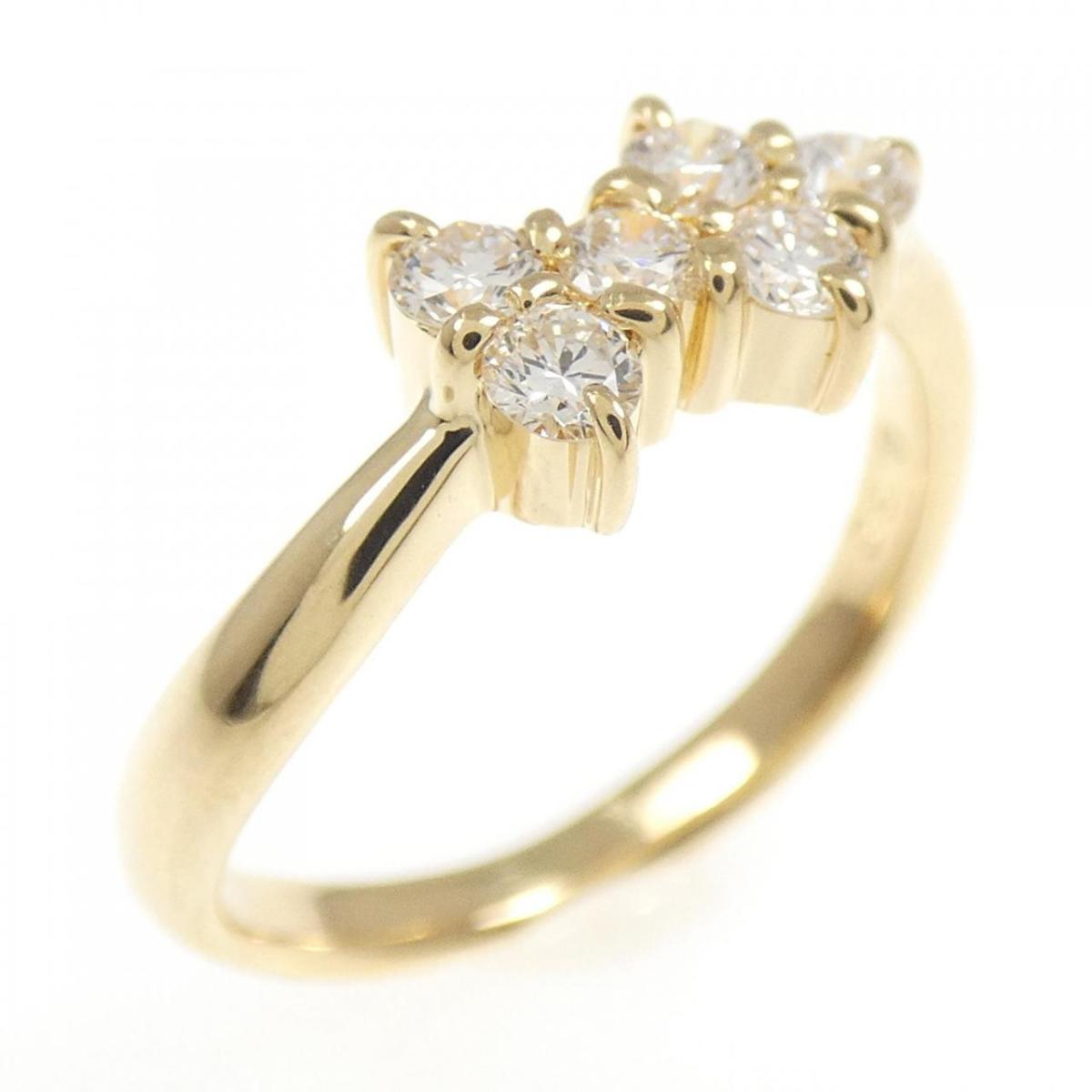 K18YG ダイヤモンド リング 0.30CT【中古】