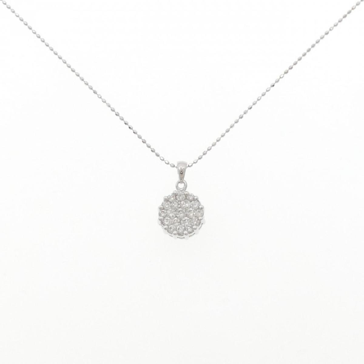 K18WG ダイヤモンド ネックレス 0.50CT【中古】｜KOMEHYO ONLINESTORE 店