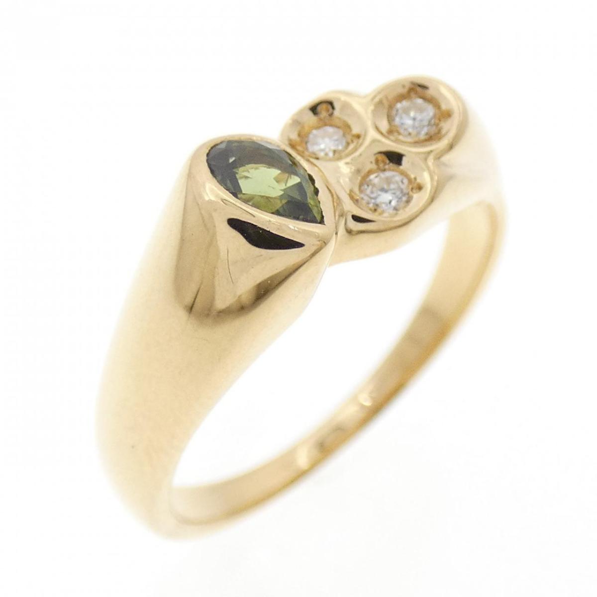 K18YG サファイヤ リング 0.32CT【中古】