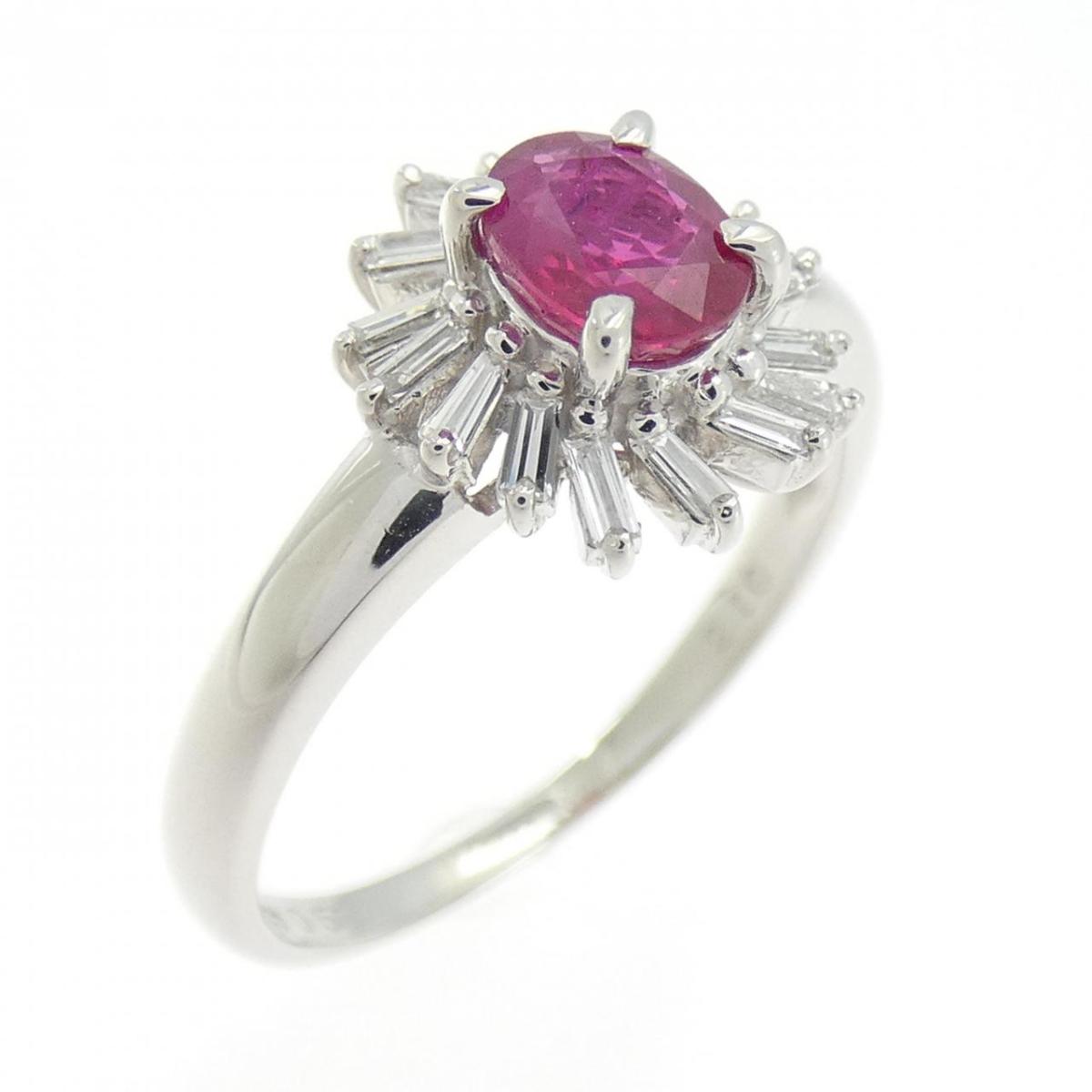 PT900 ルビー リング 0.57CT【中古】｜KOMEHYO ONLINESTORE 店