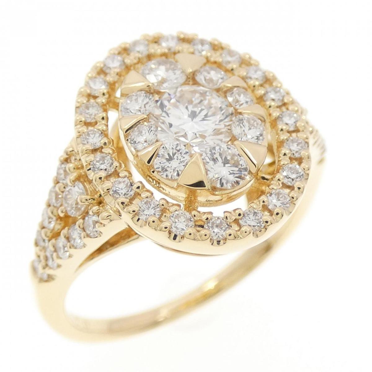 K18YG ダイヤモンド リング 0.319CT【中古】