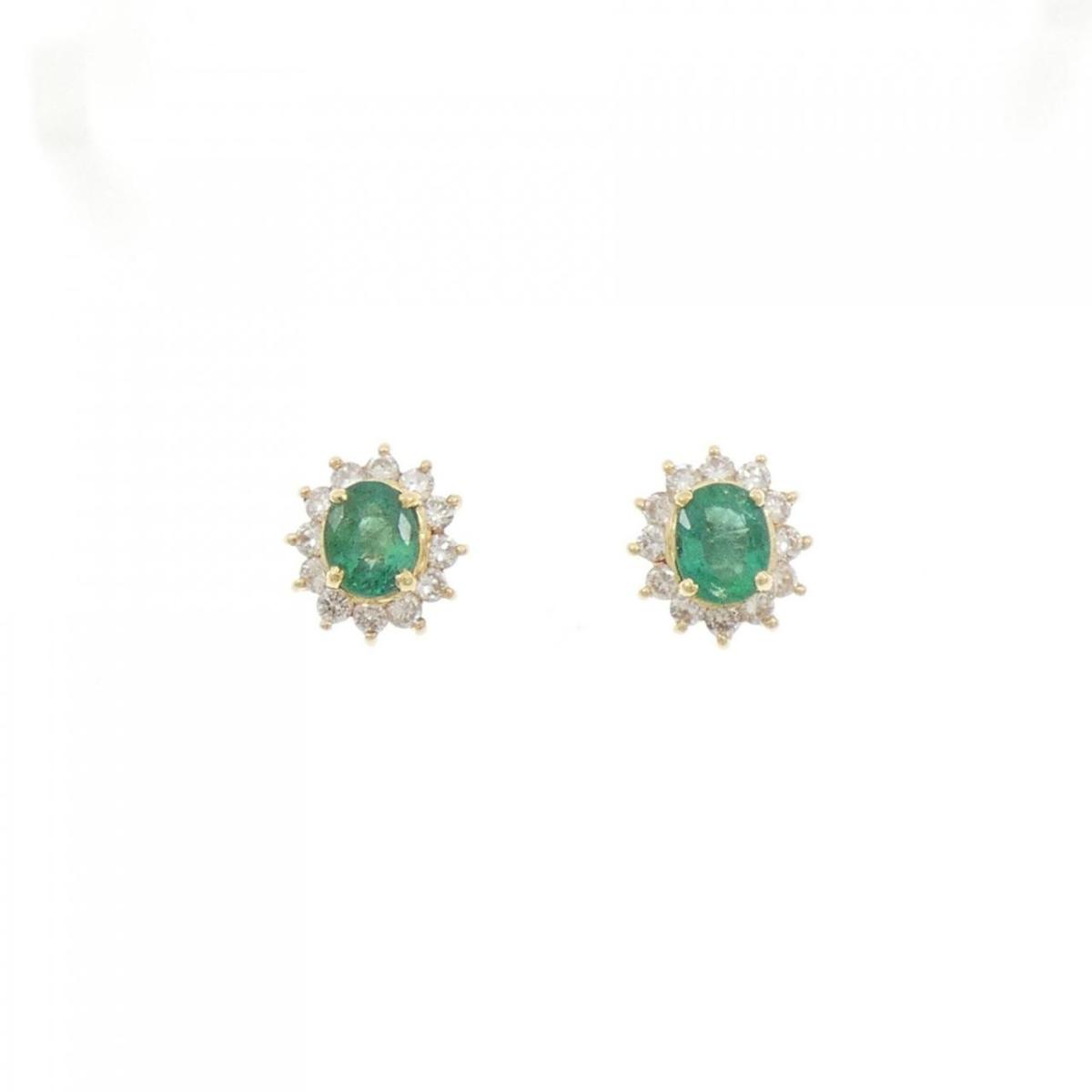 K18YG エメラルド ピアス 0.72CT【中古】｜KOMEHYO ONLINESTORE 店 55,330円