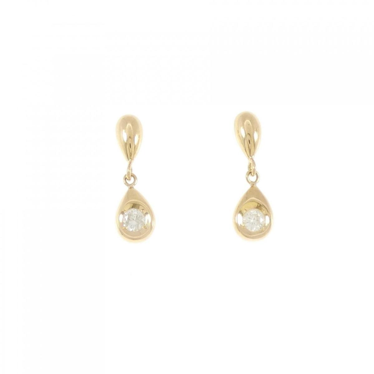 K18YG ダイヤモンド ピアス 0.18CT【中古】｜KOMEHYO ONLINESTORE 店
