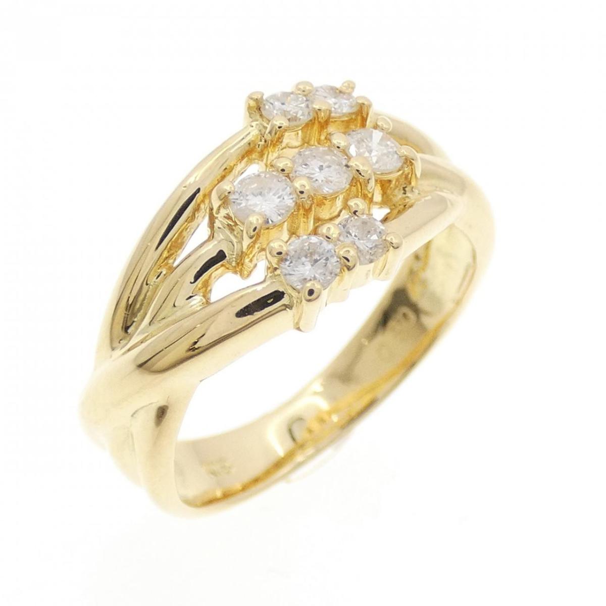 K18YG ダイヤモンド リング 0.30CT【中古】